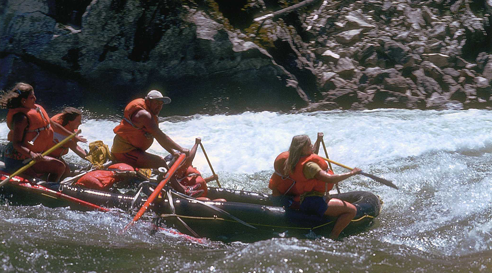 The first commercial rafting trips begin (1969)