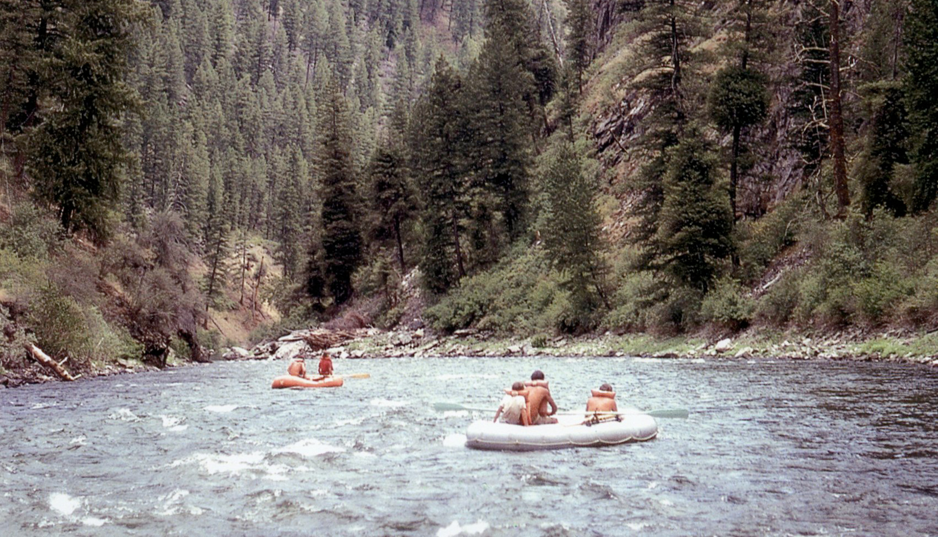Armstrong Family Rafting Trip on the Middle Fork of the Salmon - 1969