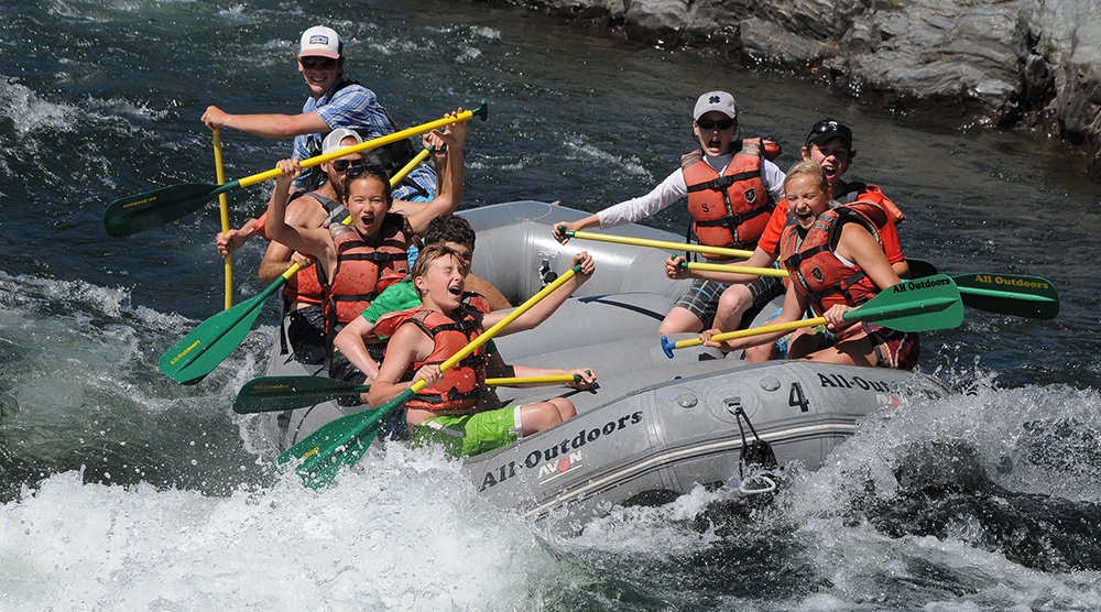 Summer Rafting on the South Fork American