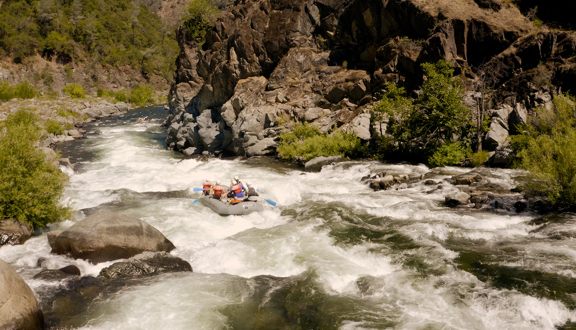 Kanaka Rapid (class IV) on the Middle Fork American River