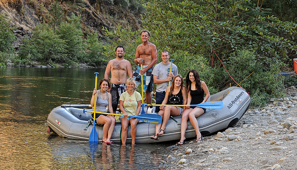 Friends and Family - Middle Fork Rafting