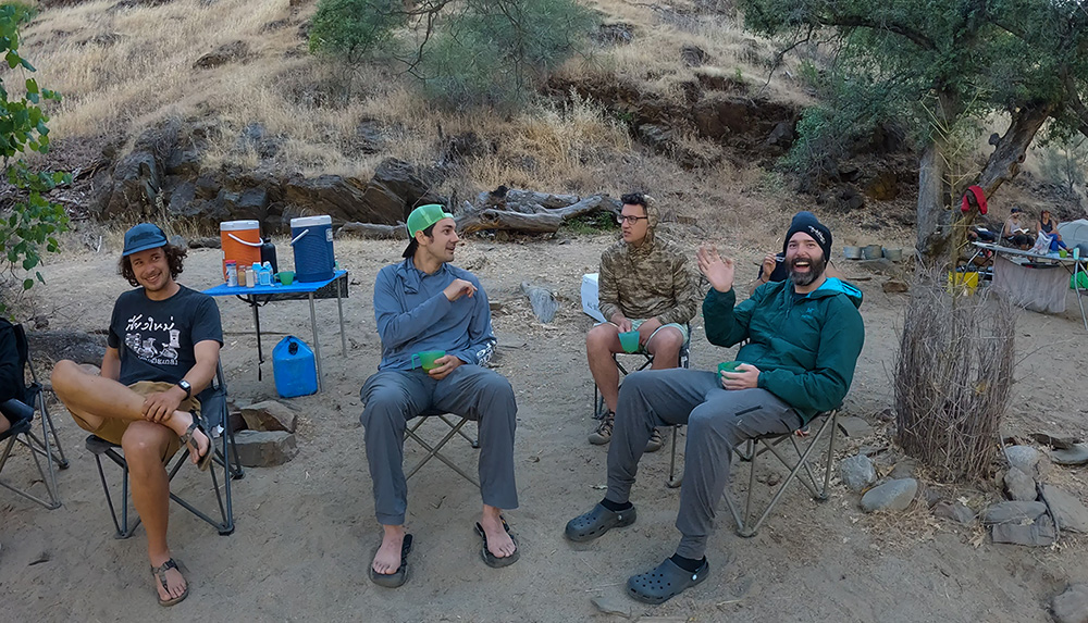 Life is good on the Tuolumne River