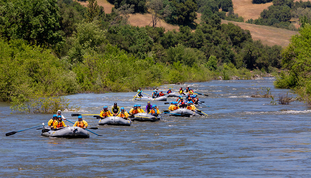 High water rafting on the South Fork